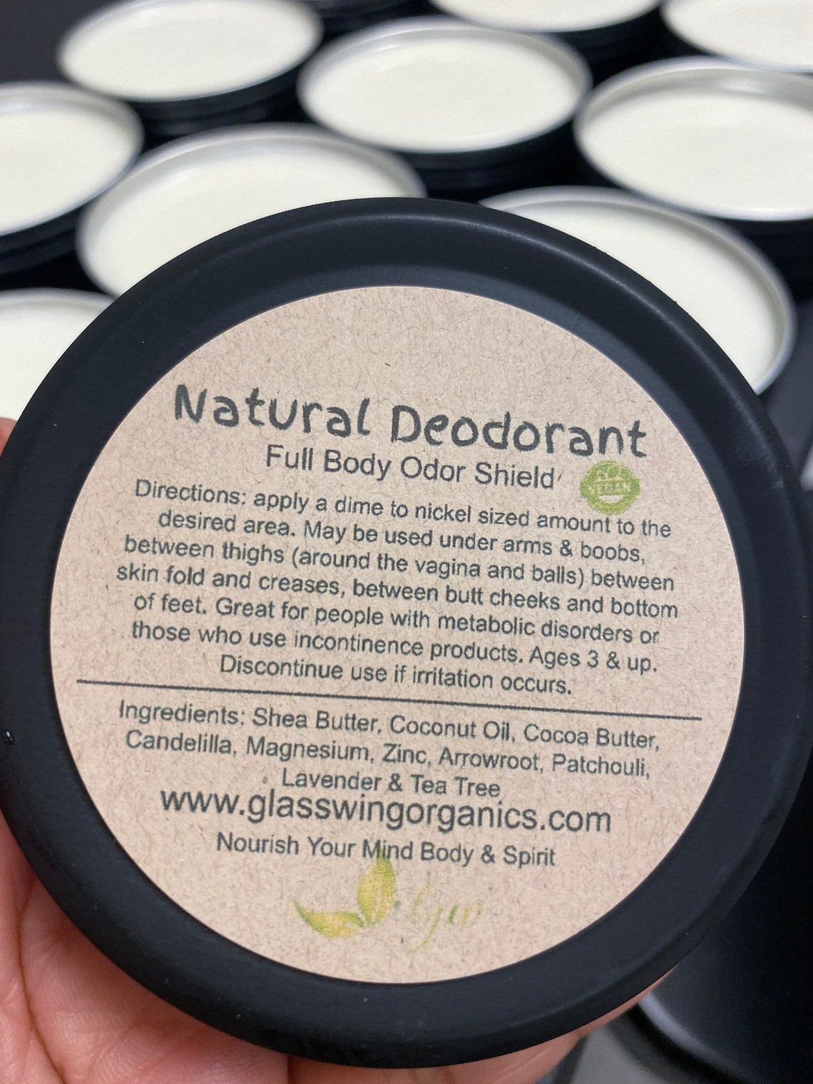 Natural Deodorant Full Body Odor Shield Etsy