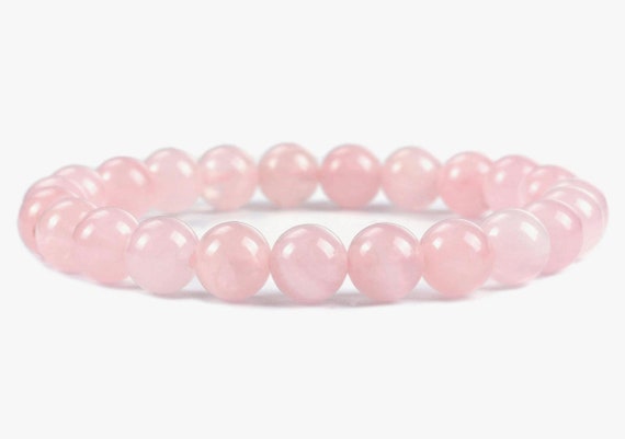 Authentic rose quartz bracelet deals