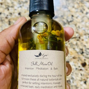 Full Moon Intention Meditation & Bath Oil