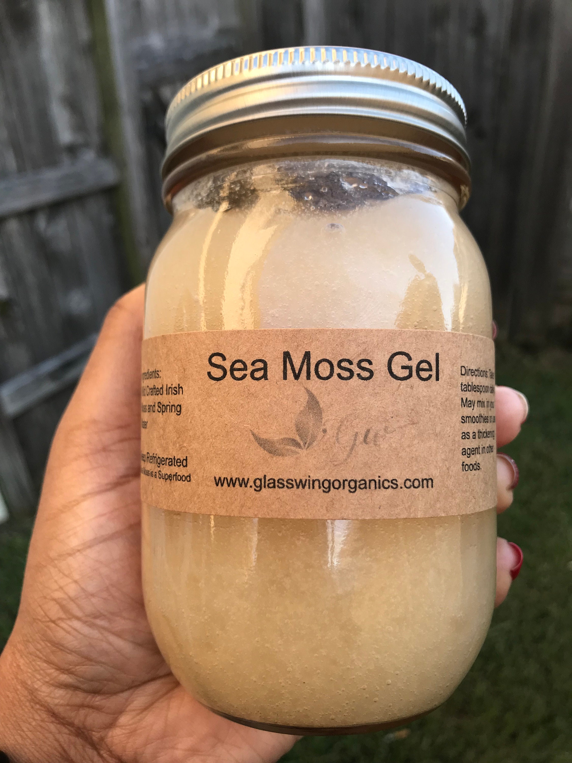 Irish Sea Moss Gel, Sea Moss Gel