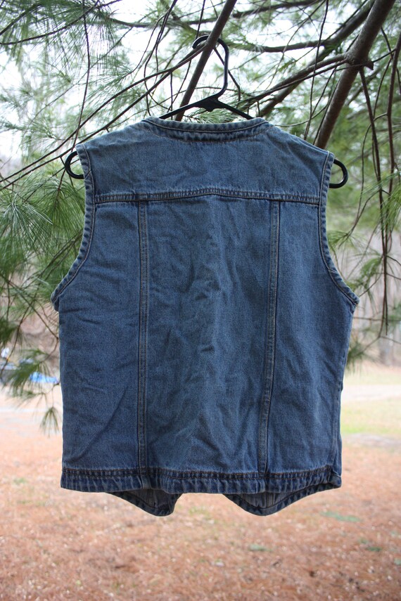 90's Punk rocker jean vest - image 5