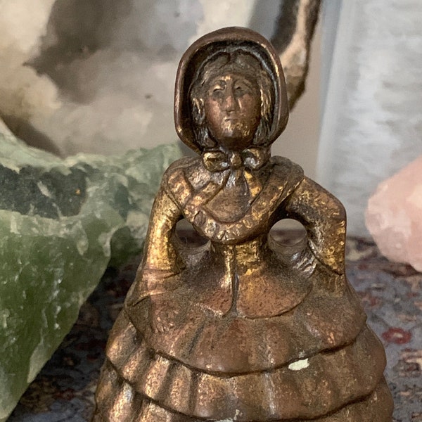 Brass Lady Bell - Etsy