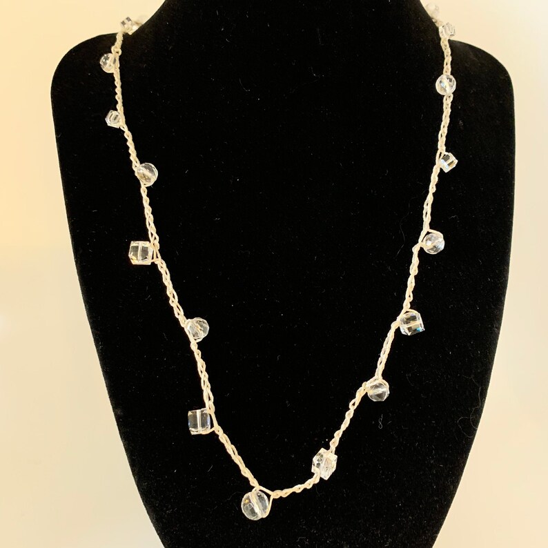 Crystal Crochet Necklace