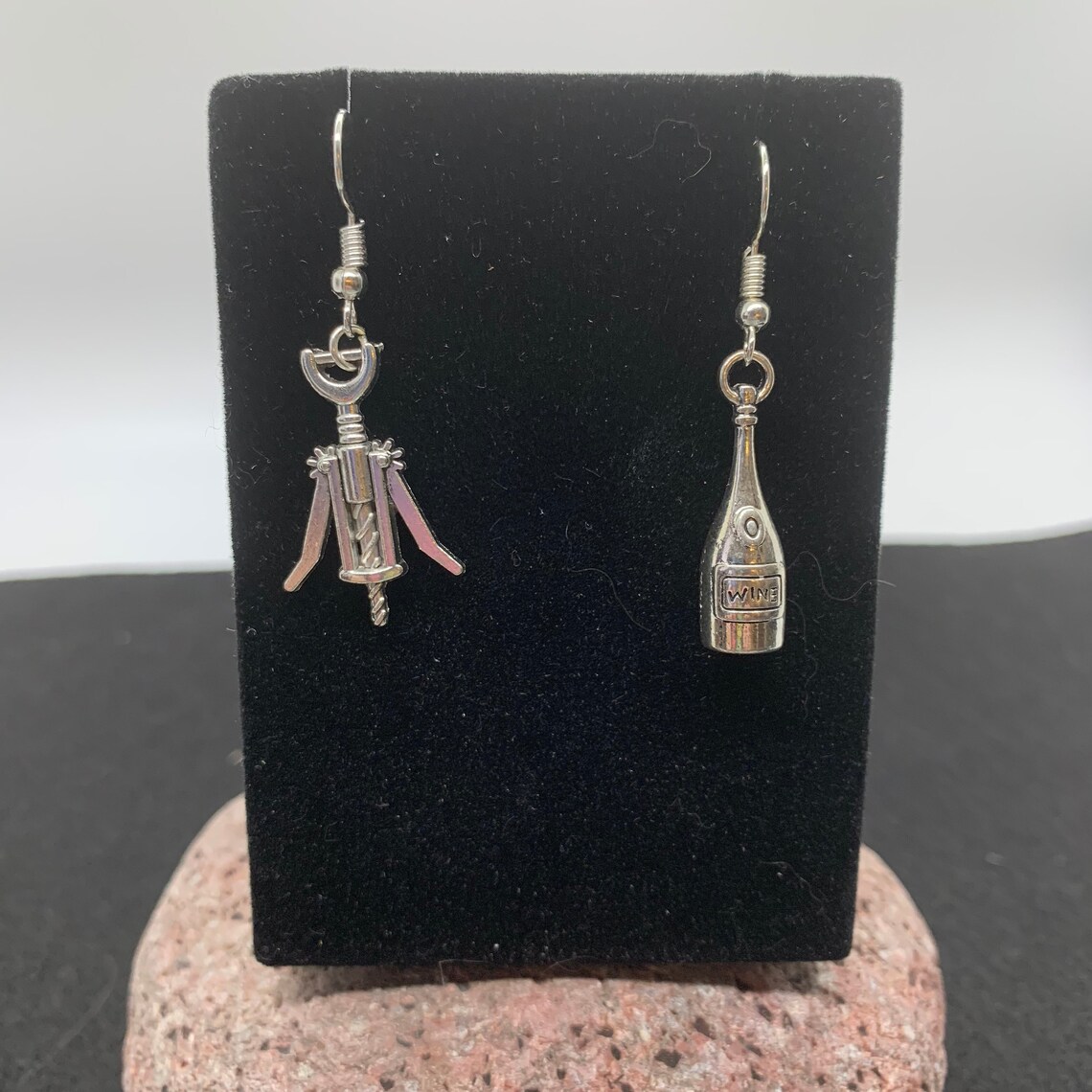 Wine Bottle & Opener Earrings Etsy
