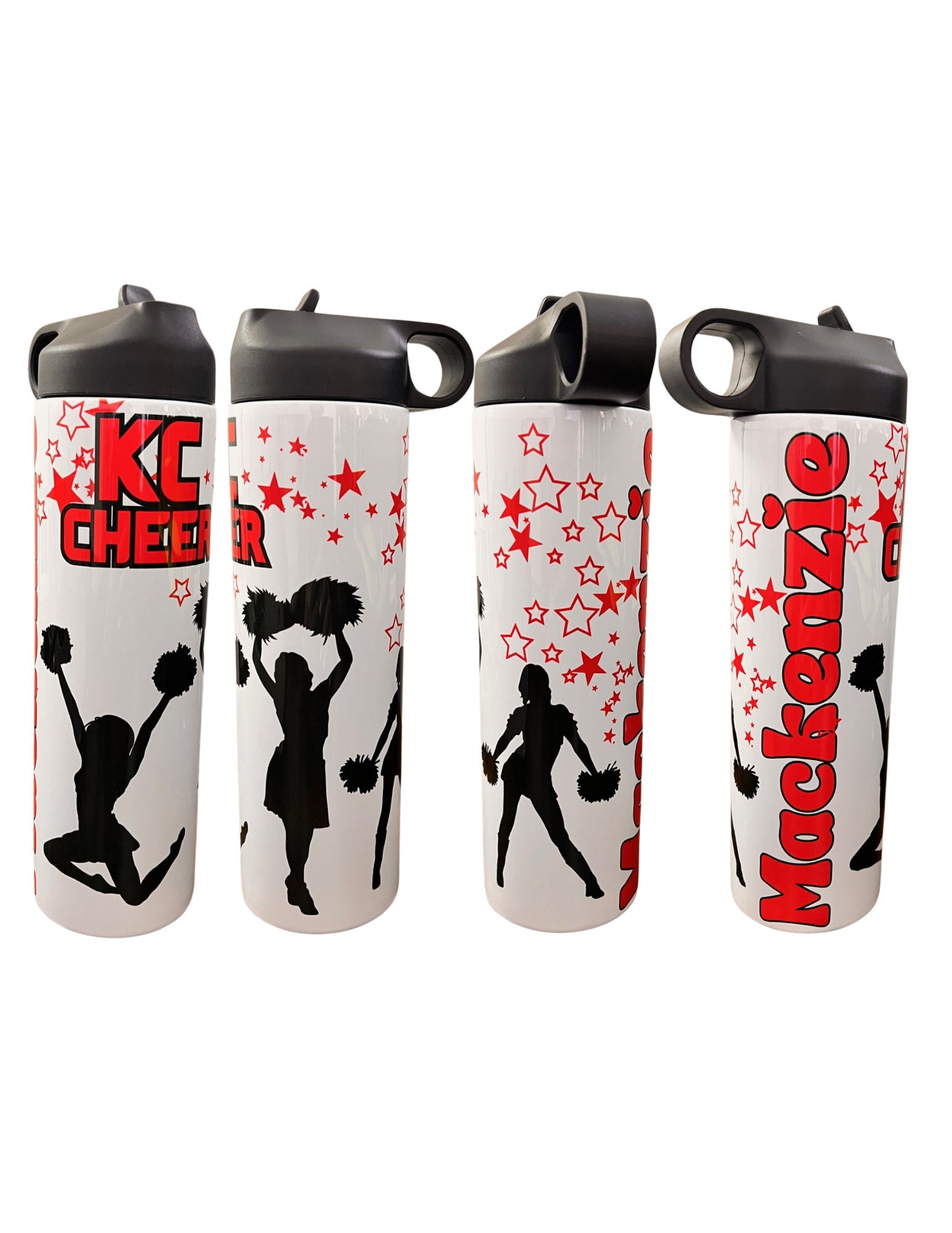 Custom Cheer Cup | Personalized Cheer Water Bottle | Team Cheer Tumbler