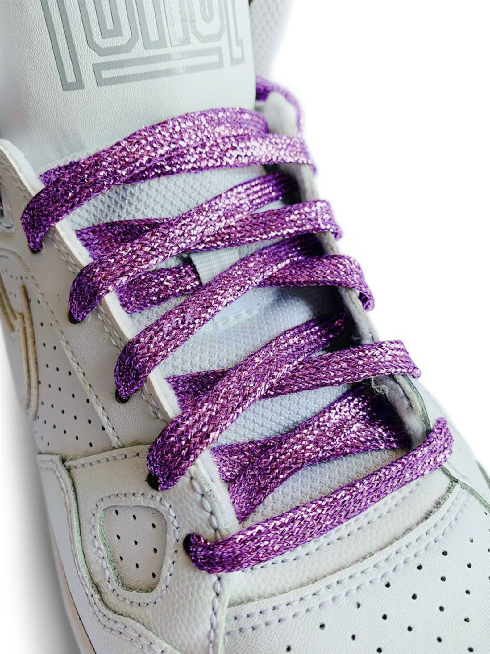 GREEN Glitter Sparkling Shoelaces Purple Laces Sparkle Etsy