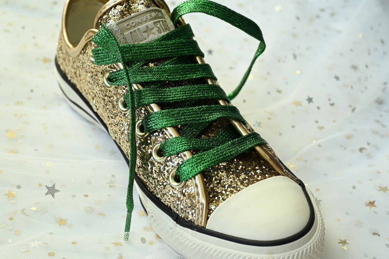 GREEN Glitter Sparkling Shoelaces Purple Laces Sparkle Etsy