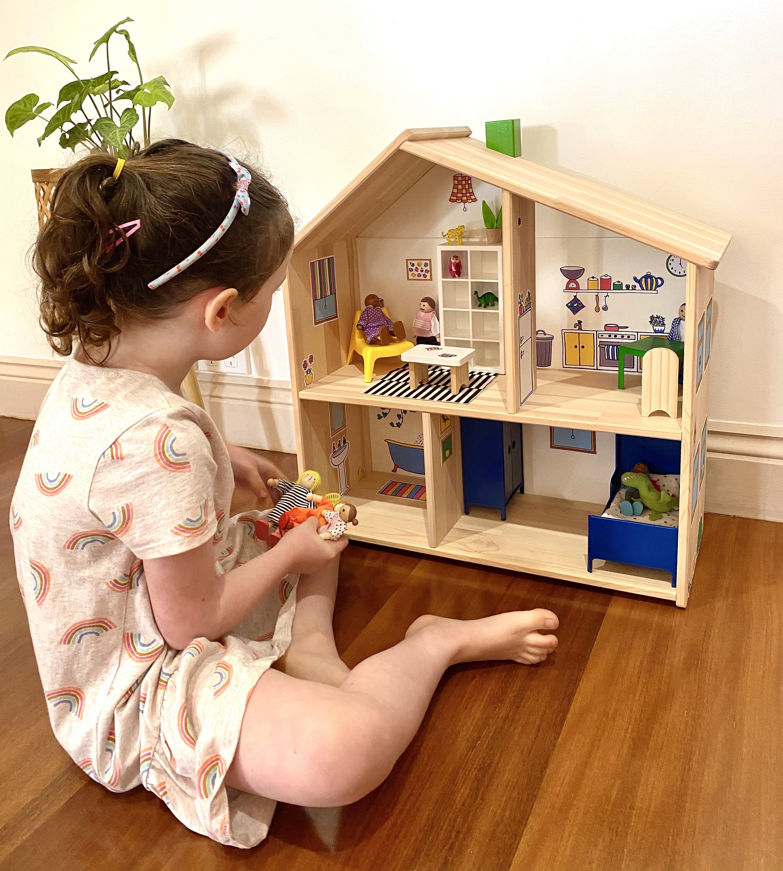 Barbie Ikea Casa Delle Bambole In Legno Dollhouse Accessori Casa