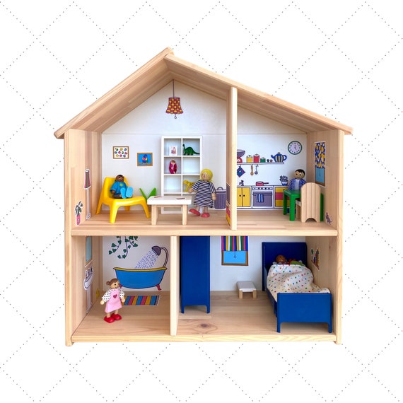 ikea wooden doll house