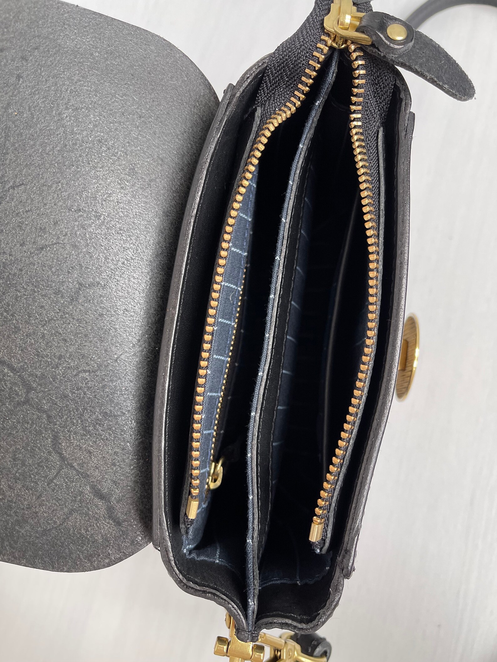 Saddle bag new style half moon shoulder handbag