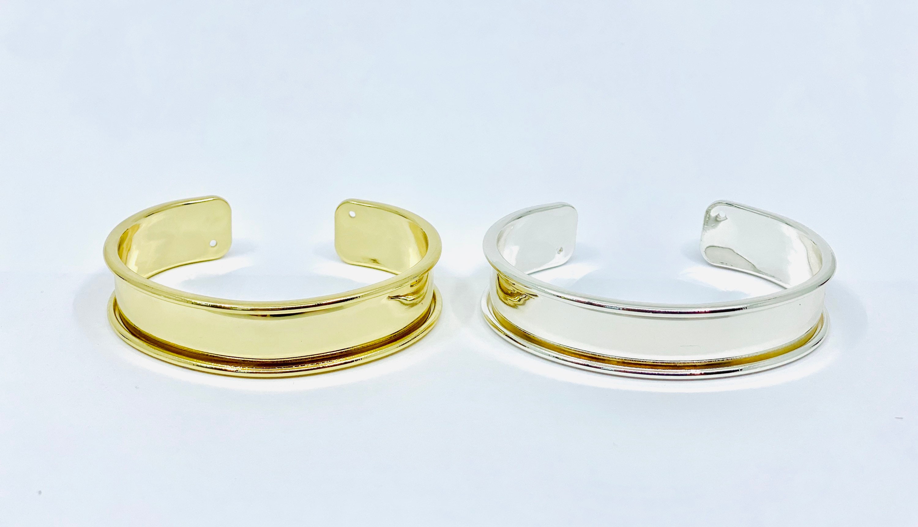 Cuff Bracelet Blank, Inlay Cuff Bracelet, Jewelry Blank, Channel Cuff