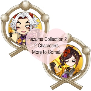 Genshin Vision Frame Character Stickers - Inazuma Collection 2