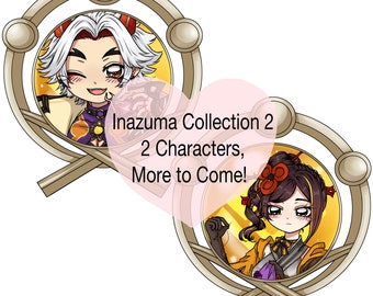 Genshin Vision Frame Character Stickers - Inazuma Collection 2