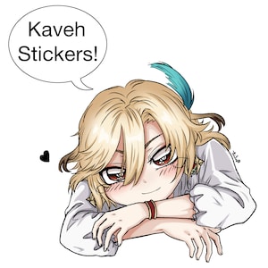 Genshin Kaveh Stickers