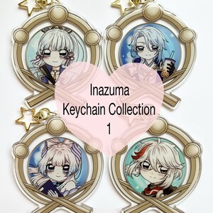 Genshin Vision Frame Character Keychains - Inazuma Collection 1