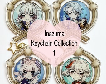 Genshin Vision Frame Character Keychains - Inazuma Collection 1