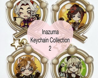 Genshin Vision Frame Character Keychains - Inazuma Collection 2