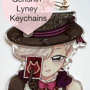 Genshin Lyney Keychains
