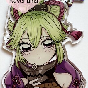 Genshin Kuki Shinobu Keychains