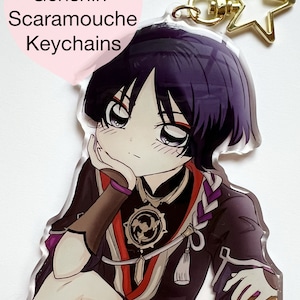 Genshin Scaramouche Keychains