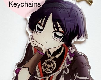 Genshin Scaramouche Keychains