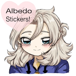 Genshin Albedo Stickers