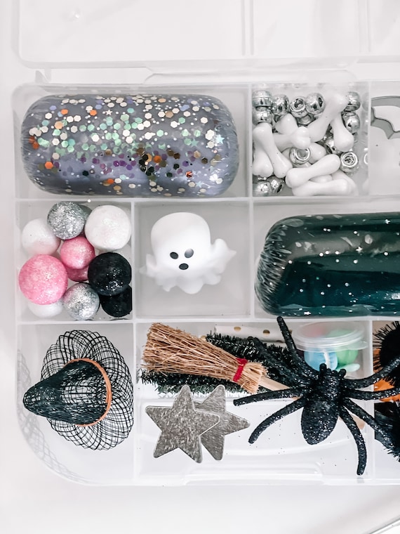 Bewitchedplaydough Sensory Busy Box Halloween Playdough