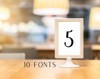 Table Number Decal, Table Number Sign, Table Numbers, Wedding Table Numbers, Party Table Numbers, Number Stickers, Table Signs, Table Decor