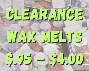 Clearance Soy Wax Melts, Discounted Wax Melts, Discount, Cheap Wax Melts, Clearance, Christmas Sale, Soy Wax Melts, Wax Melts, Wax Tarts
