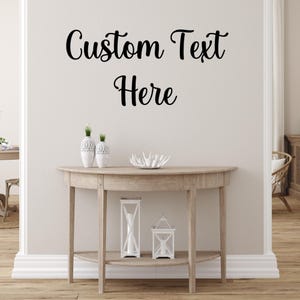 Custom Wall Decal, Create Your Own Wall Decal, Vinyl Lettering, Custom Quote Decal, Personalized Wall Decal, Custom Text Decal, Wall Sticker
