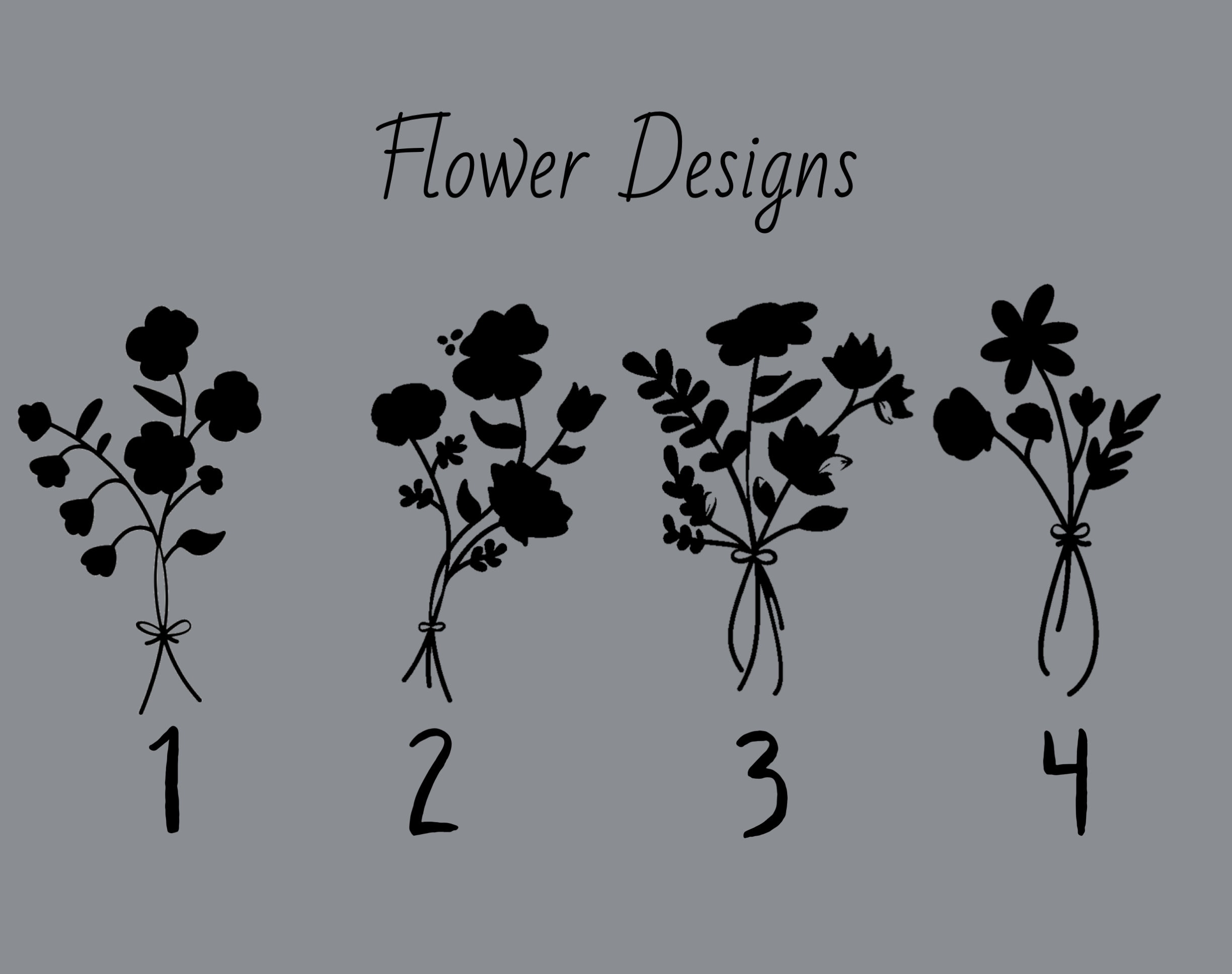 Floral DecalFloral StickerFloral Home DecorFloral Wall Etsy