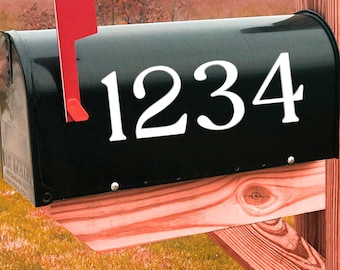 Mailbox Address Number Stickers, Number Stickers, Vinyl Number Stickers, Mailbox Numbers, Mailbox Address, Number Decals, Outdoor Numbers