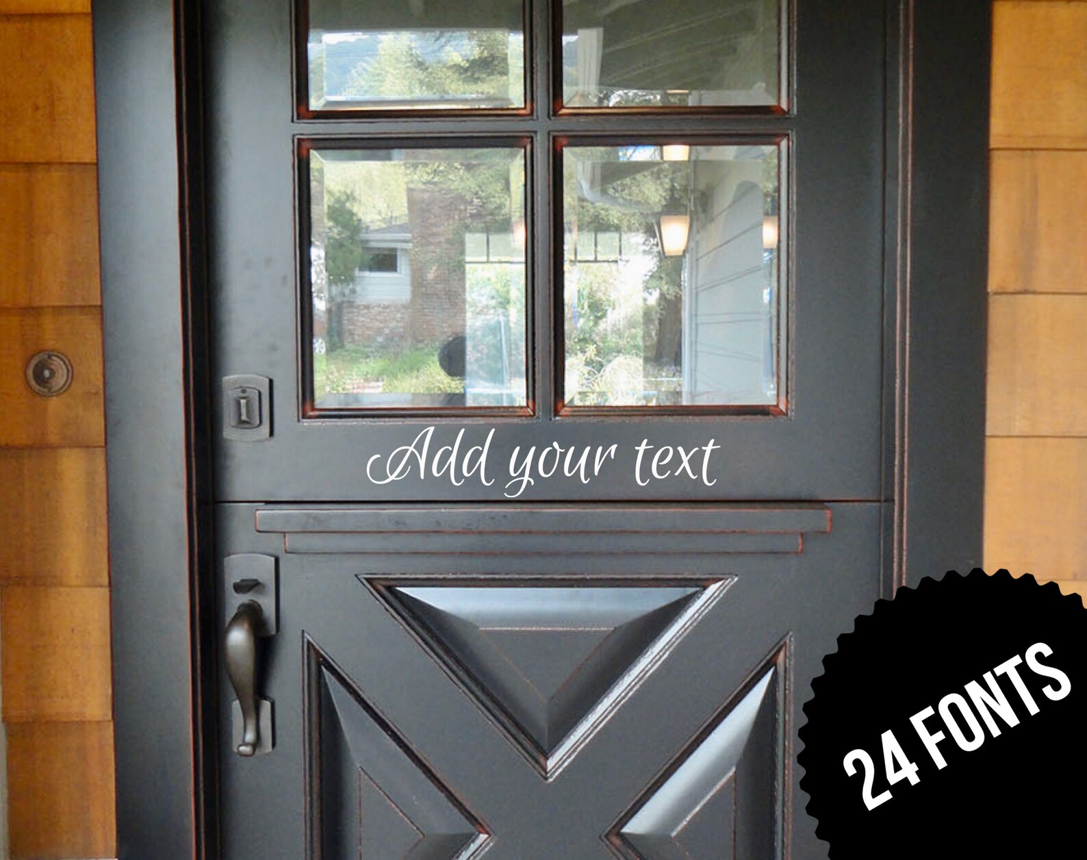 Custom Door Decalcustom Door Stickercustom Vinylcustom Door Etsy