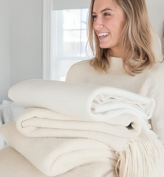 Blanket Made With the Best Quality Alpaca Wool Premium Alpaca Wool Blanket Soft and Cozy Blanket White Blanket Etsy