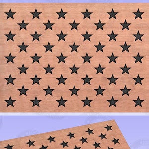 American Flag Union 50 Stars USA - Fichier numérique CNC - VCarve - Aspire - Cricut- Silhouette - svg - dxf - eps - ai - pdf Fichier de téléchargement direct
