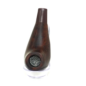ShowJade 4&quot; Wooden Tobacco Pipe Handmade with Sandalwood