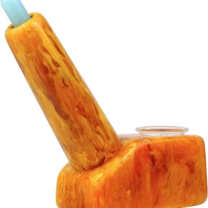 4&quot; Resin tobacco Pipe with Glass Bowl