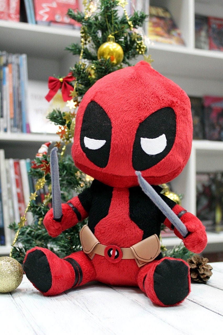 Deadpool Plush Toy marvel superhero movie comic Wade Wilson | Etsy