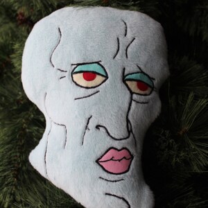 Handsome Squidward Meme Plush Toy from SpongeBob SquarePants | Etsy