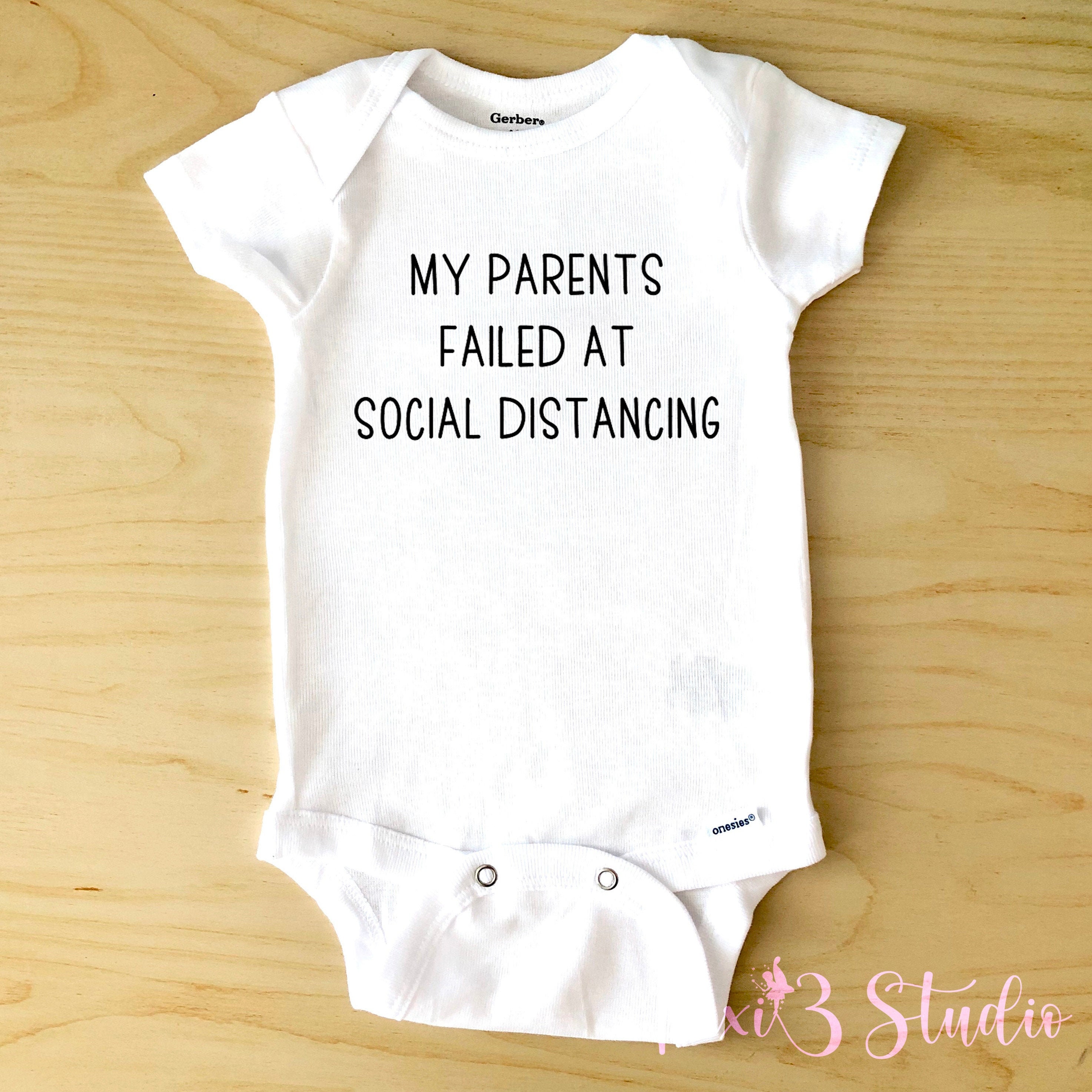 Quarantine Baby Onesies®, Birth Announcement, Pregnancy Announcement …