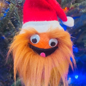 Gritty Christmas Ornament Santa