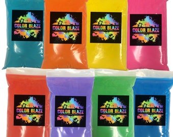 140lbs Bulk Holi Powder All Colors - 20lbs of 7 Colors