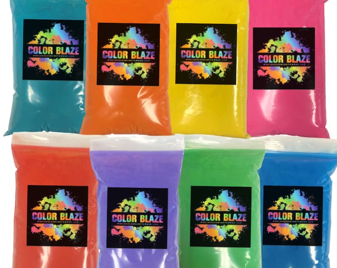 Color Blaze Holi Powder - 1 Pound Bags - Your Choice of Colors - Pink ...