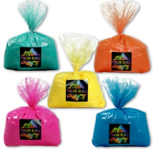 Color Powder Multi Mix Pack - 5 pounds of 5 different colors - Color Blaze