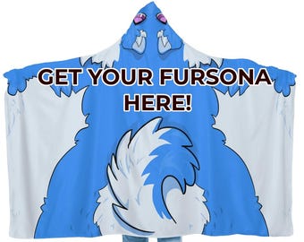 OC Furrsona knuffeldeken | Aangepaste YCH