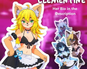 Pick your Cat Maid Anime Furry Neko Decal