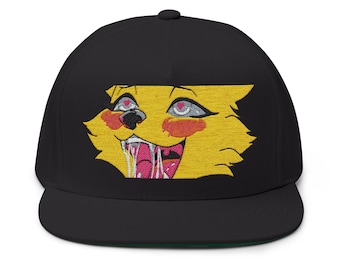Furry Ahegao Flat Cap (Embroidery)