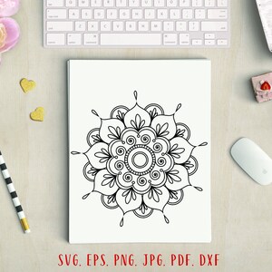 Mandala svg Mandala decal svg Mandala png Svg files for mandala Mandala cut file Mandala dxf Mandala for svg Svg mandala Mandala stencil svg