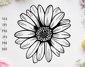 Download Free Daisy Svg Etsy SVG Cut Files