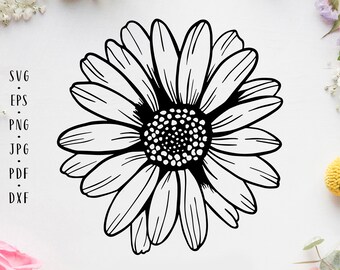 Daisy Svg Etsy